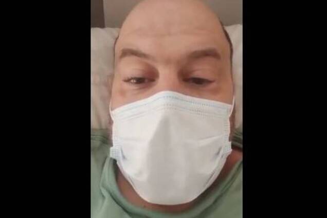 Больной коронавирус врач записал обращение (Фото: скриншот видео)