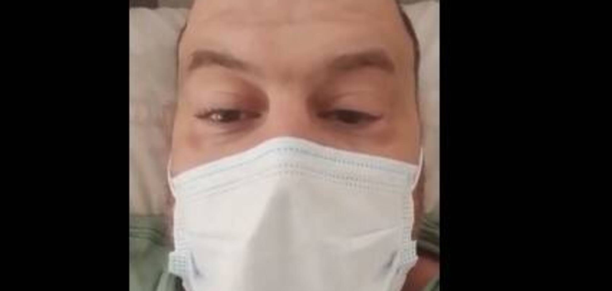 Больной коронавирус врач записал обращение (Фото: скриншот видео)