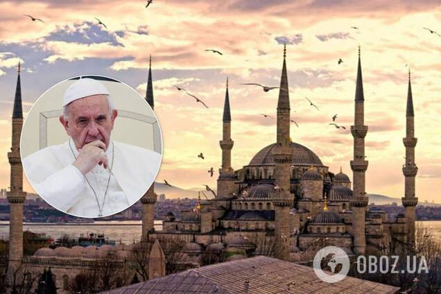 Папа Франциск висловився про перетворення собору Святої Софії на мечеть