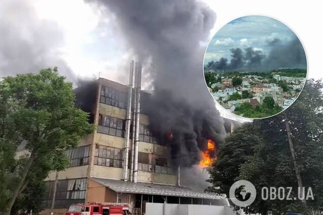 Пожежа на фабриці у Чернівцях