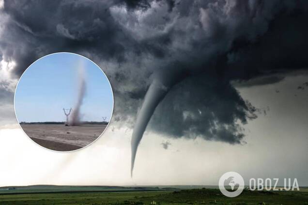 Під Херсоном пронісся потужний смерч. Відео очевидців
