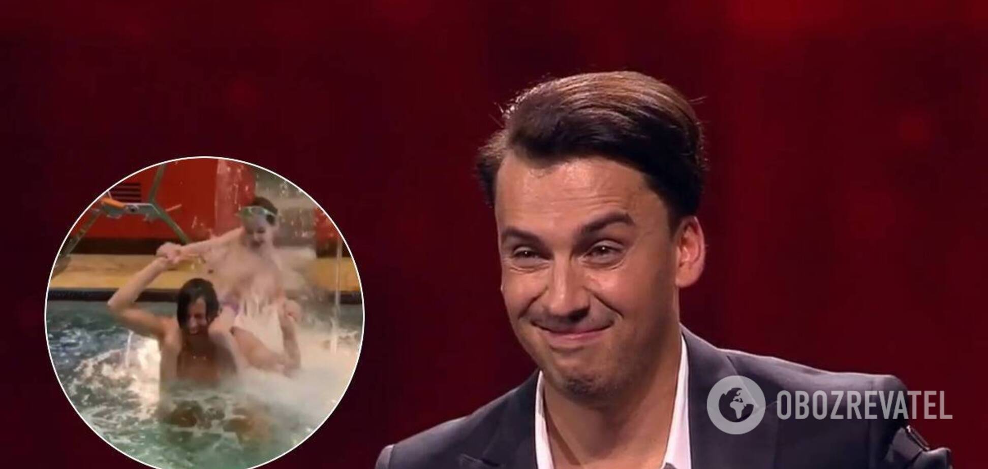 Максим Галкін в басейні