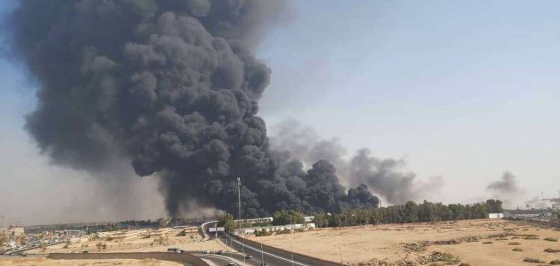 Пожар в Египте