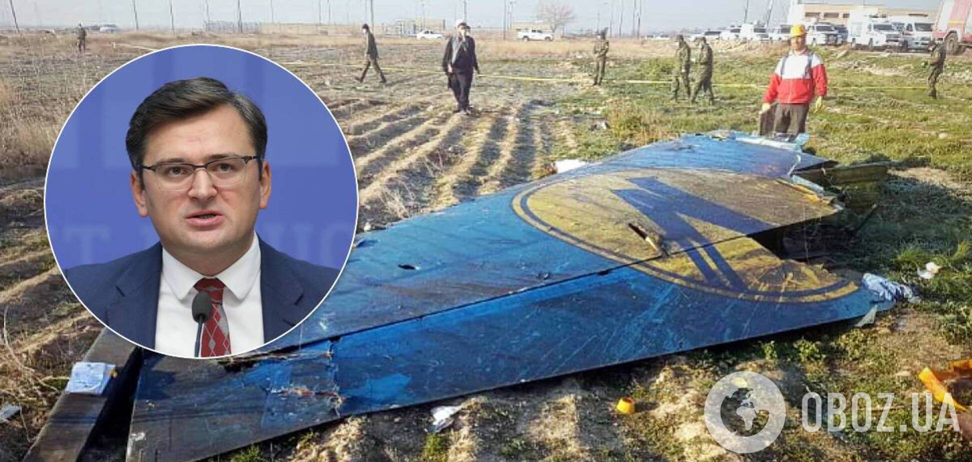 Кулеба розповів нові дані про катастрофу літака МАУ в Ірані