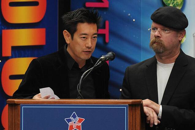 Грант Имахара вместе с коллегой Джейми Гайнеманом