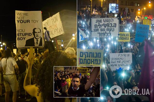 Израиль охватил массовый протест из-за вспышки коронавируса