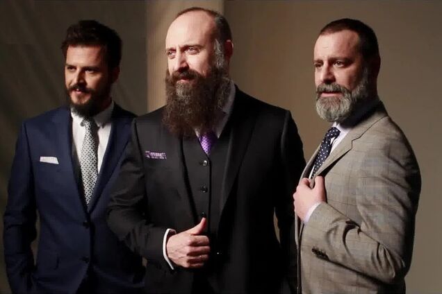 Актеры сериала 'Великолепный век' (Озан Гювен справа)