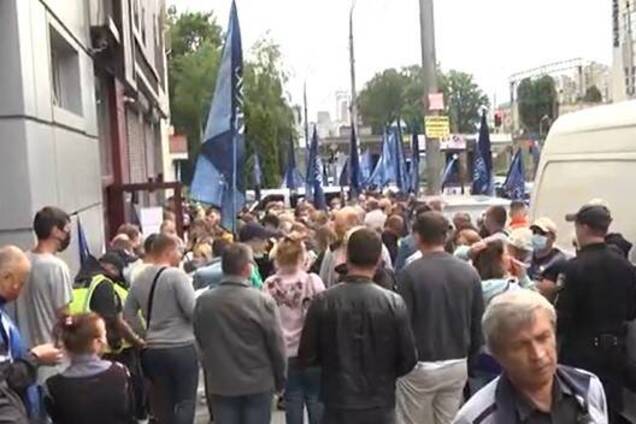 Вкладчики 'Укрбуда' провели новый митинг