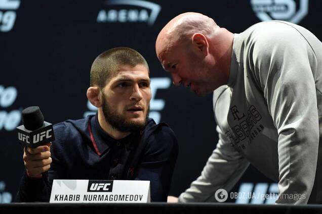 Хабіб Нурмагомедов і Дейна Уайт