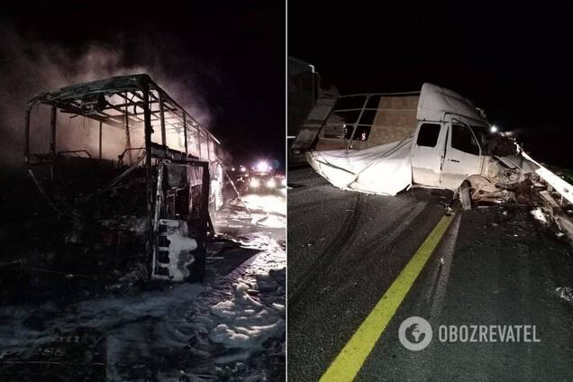 В России произошло ДТП с автобусом из Донецка