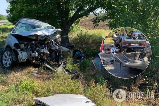 'ВАЗ' виїхав на зустрічну смугу