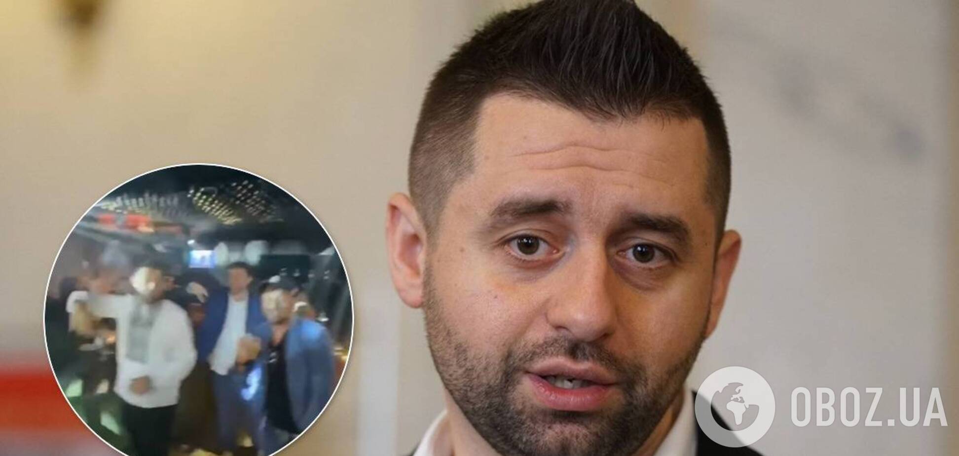 В сеть попало видео, как Арахамия в вышиванке 'отрывается' в клубе Киева