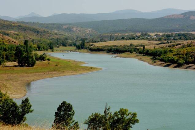 В окупованому Криму майже засохло Білогірське водосховище