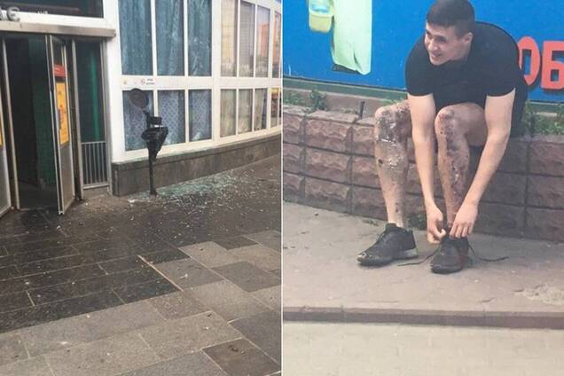 В результате взрыва возле метро в Киеве пострадало 4 человека