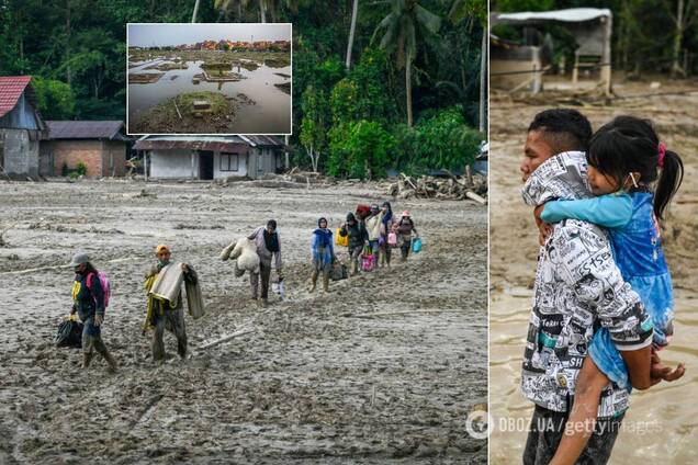 Наводнение и оползни в Индонезии