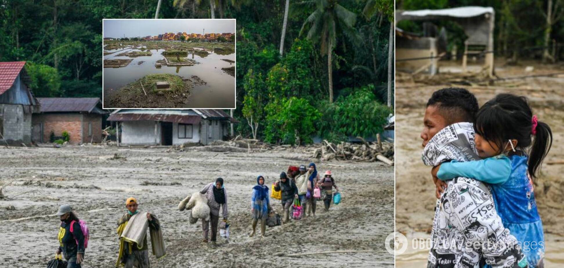 Наводнение и оползни в Индонезии
