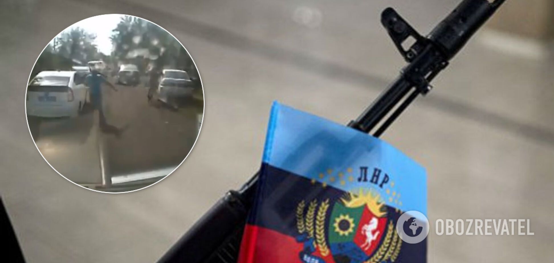 Спливло відео підриву гранатою двох 'міліціонерів ЛНР'. 18+