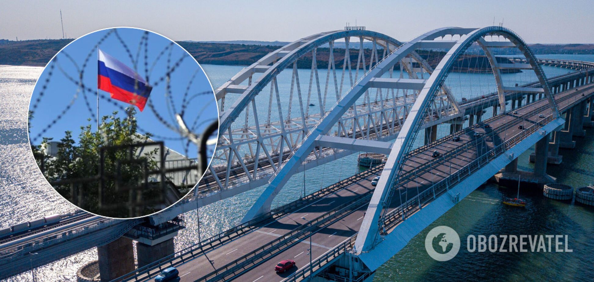 В Керчи закрыли паромную переправу из-за Крымского моста