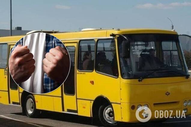 В Одессе мужчина избил беременную женщину в маршрутке. Видео