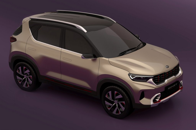 Серійний кросовер Kia Sonet повністю повторить концепт. Фото: Kia