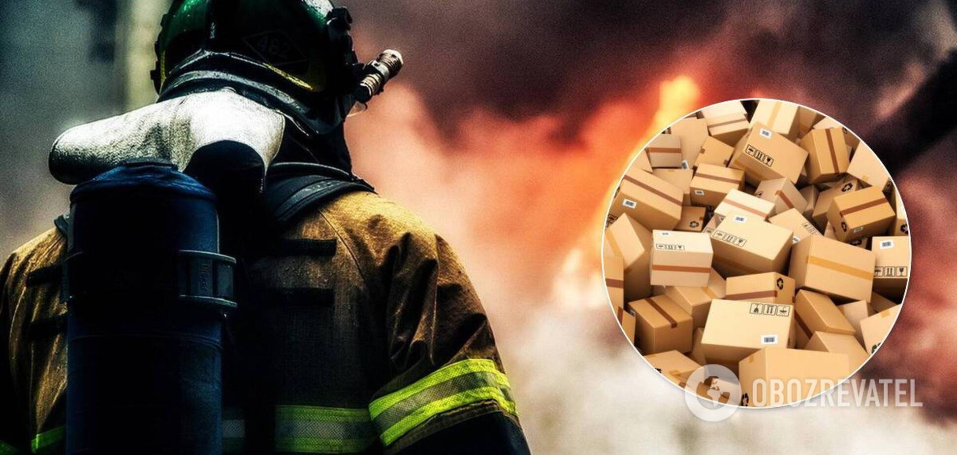 На Днепропетровщине сгорел почтовый грузовик: посылки можно не ждать