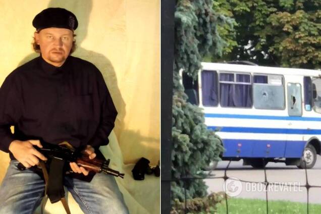 З'явилося перше відео із чоловіком, який захопив автобус у Луцьку