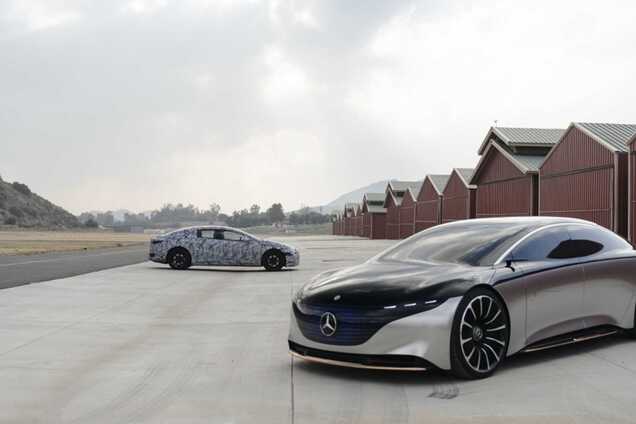 Электрический Mercedes S-Class поедет дальше, чем Tesla Model S