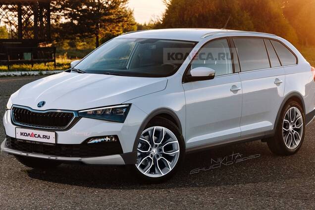 У мережі показали стильний кросовер на базі Skoda Rapid 2020. Фото: kolesa.ru