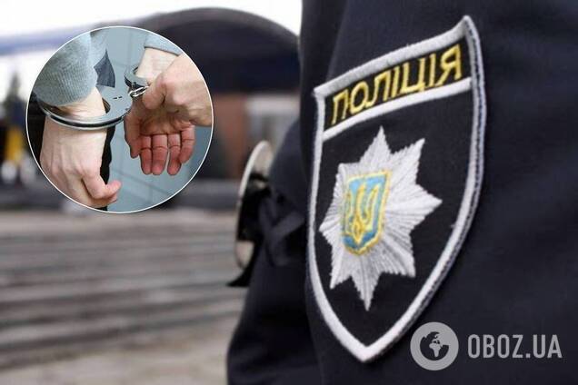 На Харківщині п’яний чоловік погрожував задушити немовля і накинувся на копа. Відео