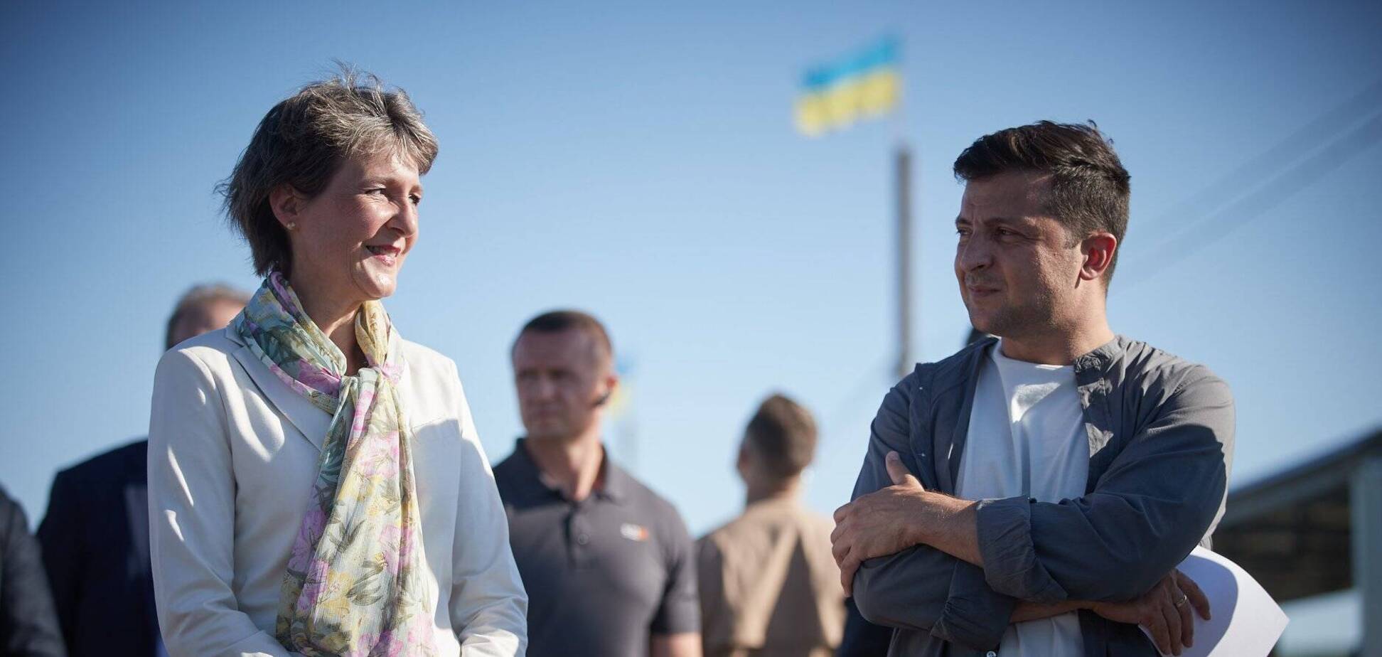 Симонетта Соммаруга и Владимир Зеленский. Фото - сайт президента Украины