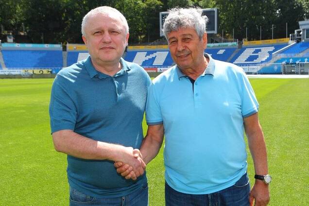 Игорь Суркис и Мирча Луческу