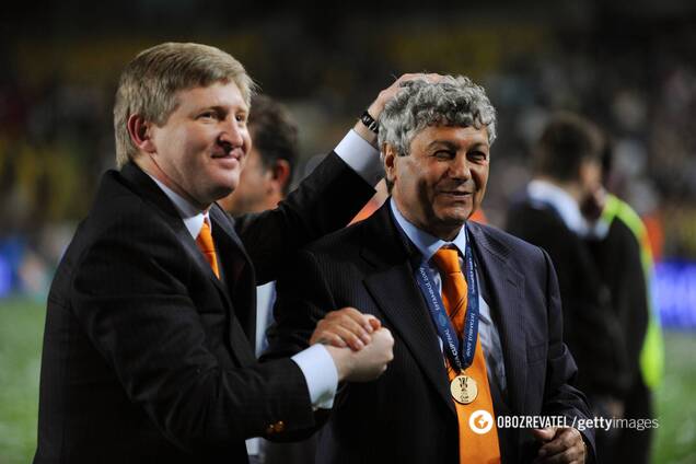 Ринат Ахметов и Мирча Луческу