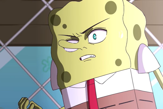 Губка Боб вышел в аниме-формате