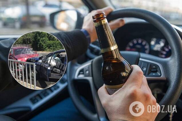 У Дніпрі п'яний водій влаштував лобову ДТП. Фото