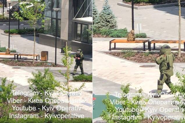 Подозрительный рюкзак на Печерске в Киеве оказался безопасным