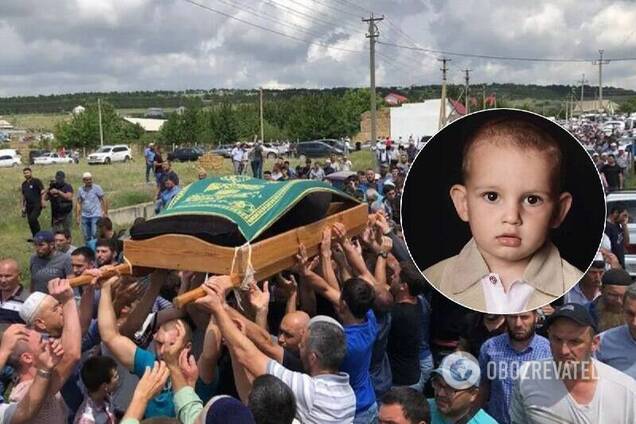 В Крыму попрощались с погибшим сыном политзаключенного Сулейманова. Видео