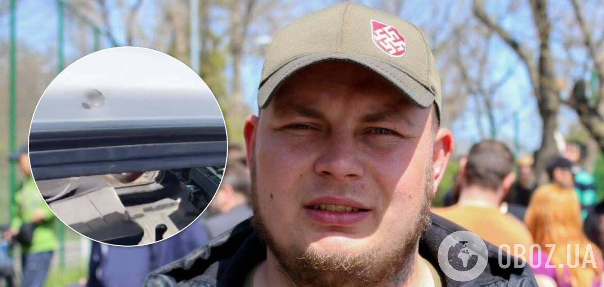 Одеський активіст заявив про замах на нього та показав сліди стрільби