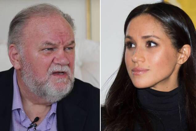 Меґан Маркл та її батько Томас