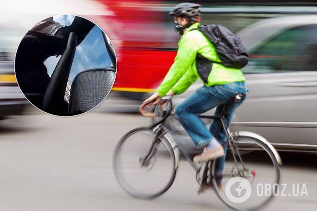 Водитель авто избил велосипедиста в Киеве