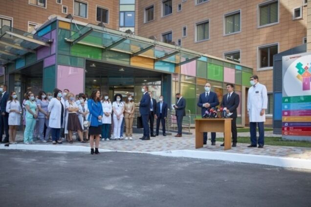 Открытие нового корпуса 'Охматдета' состоялось 29 июля (фото: Укринформ)