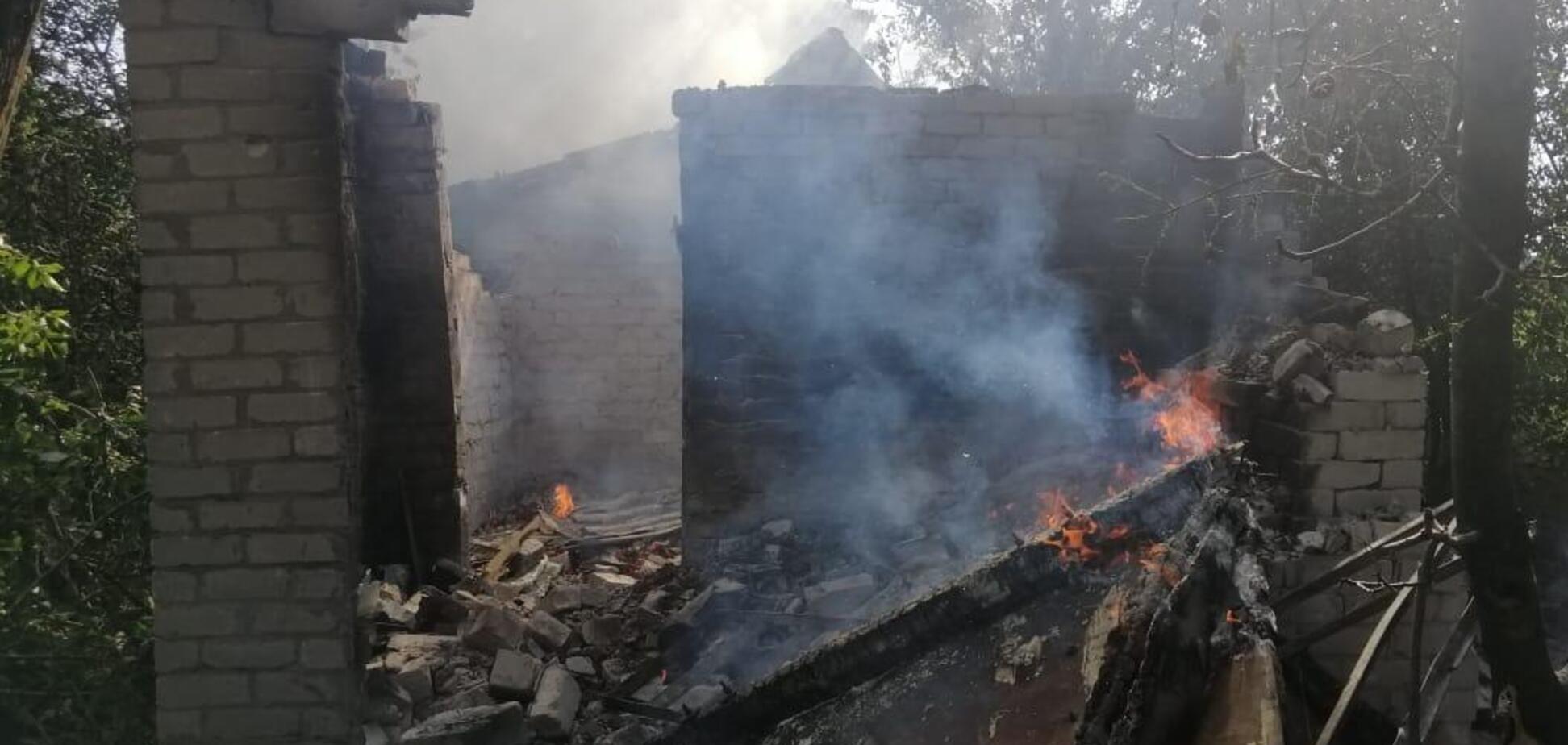 Окупанти зруйнували будинки мирних жителів під Донецьком. Фото