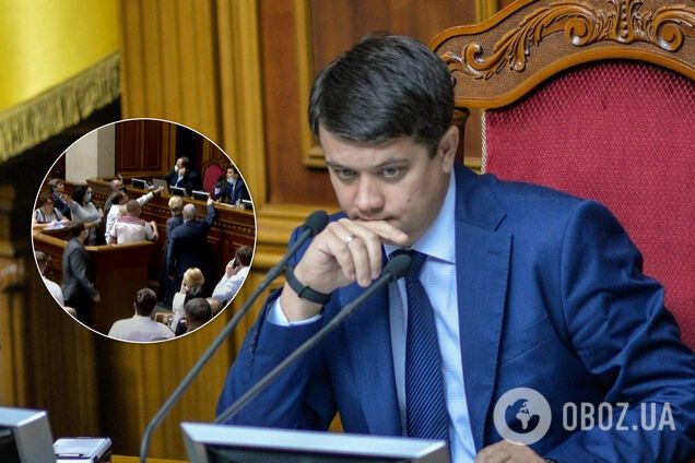 В Раде произошли столкновения из-за закона Зеленского о ВНО для выпускников из ОРДЛО