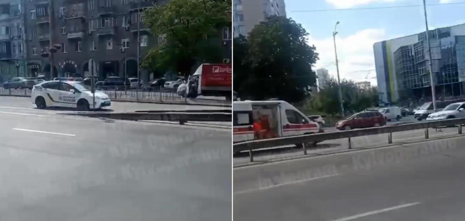 В Киеве мотоциклист попал в смертельное ДТП