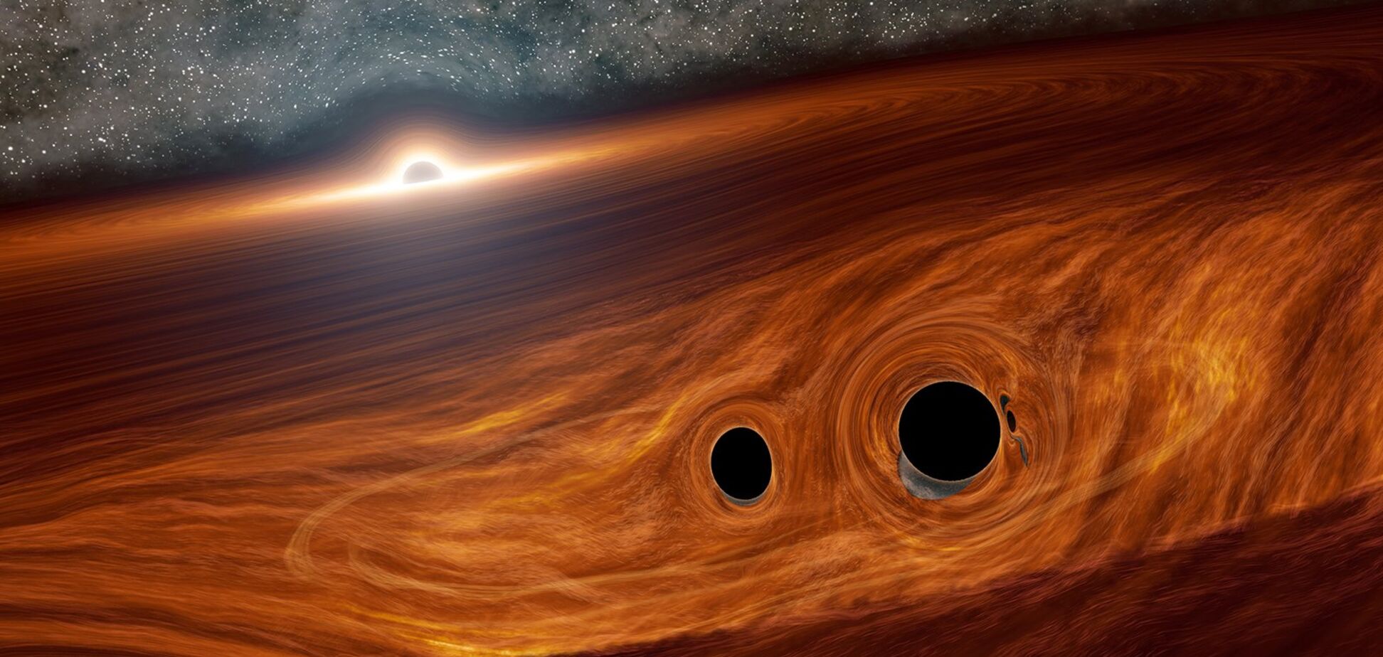 Астрономы рассказали об 'аппетитах' одной из самых больших черных дыр: способна поглотить Солнце за день