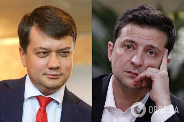 Дмитрий Разумков и Владимир Зеленский