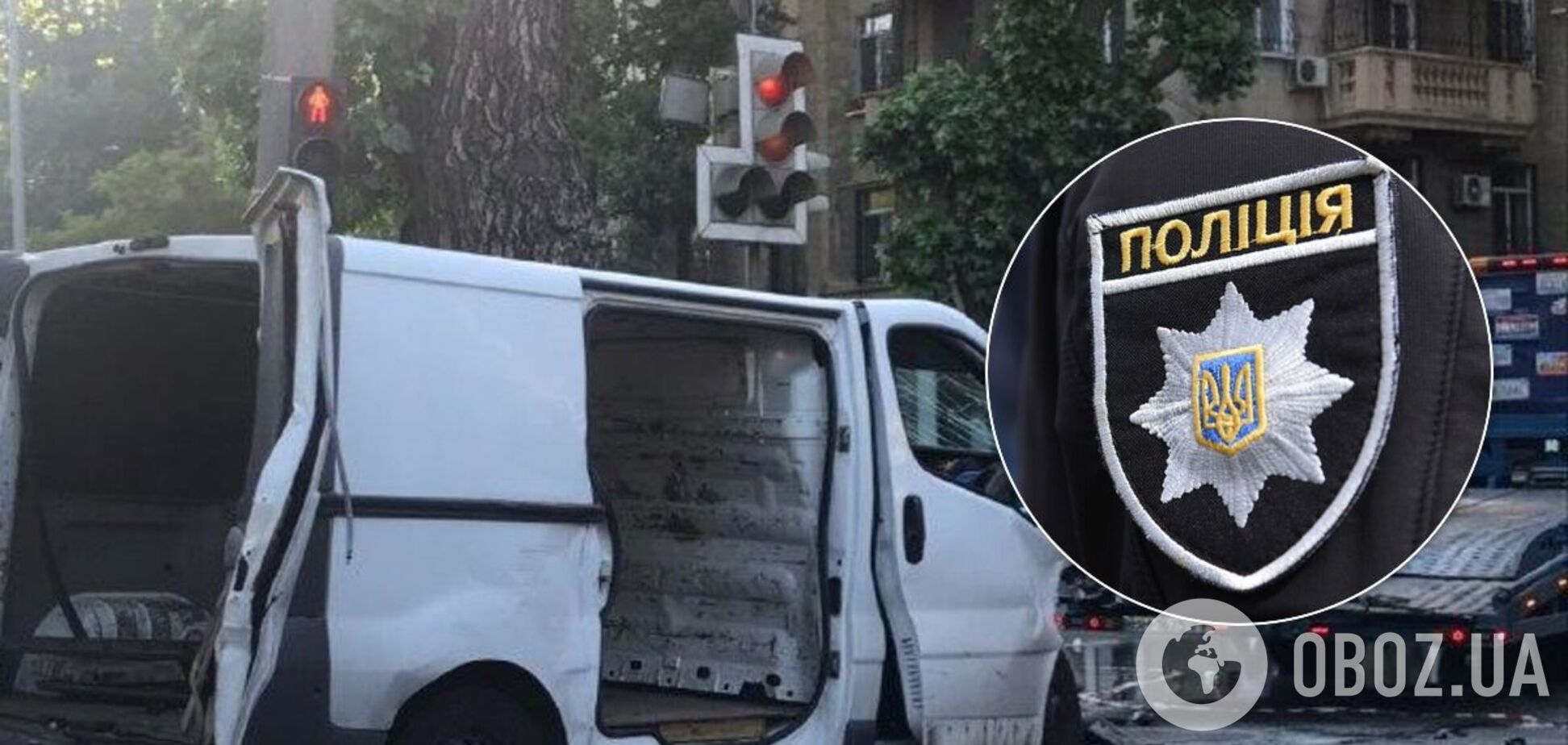 ДТП с полицейскими в Одессе: появилось видео удара