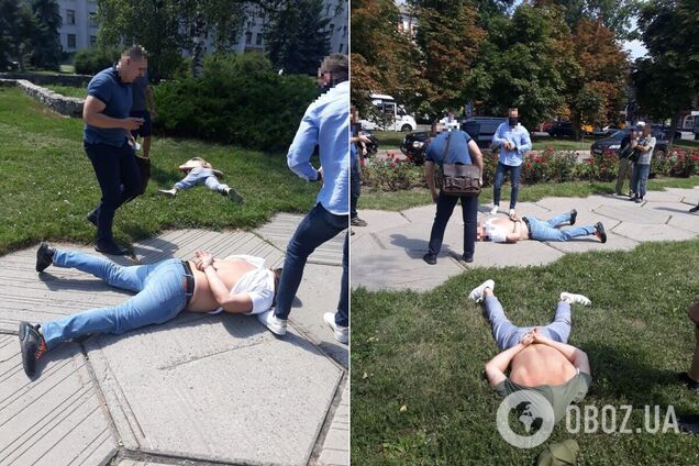 Вымогателей задержали с поличным