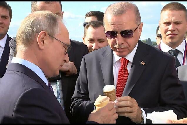 Путін з Ердоганом їдять морозиво