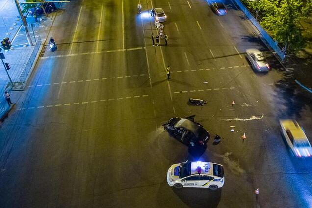 ДТП на Слобожанском проспекте в Днепре: есть пострадавший. Видео