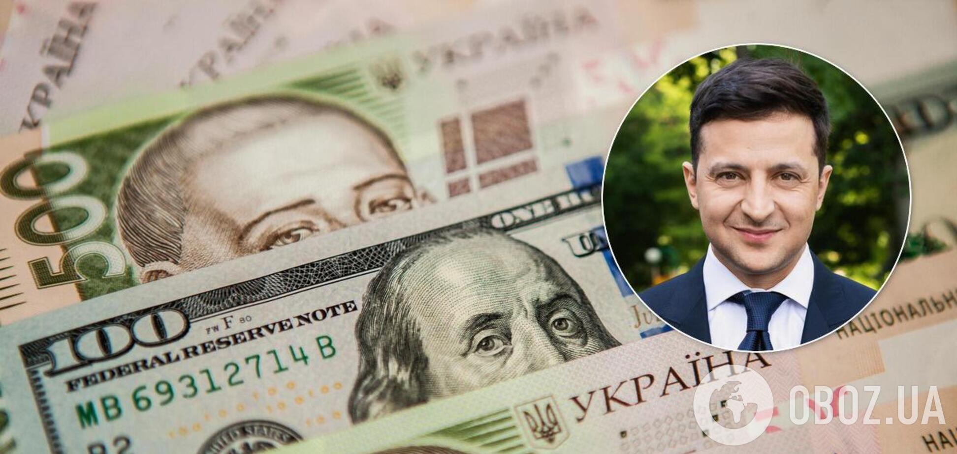 Зеленський заявив, що стримувати курс гривні не потрібно